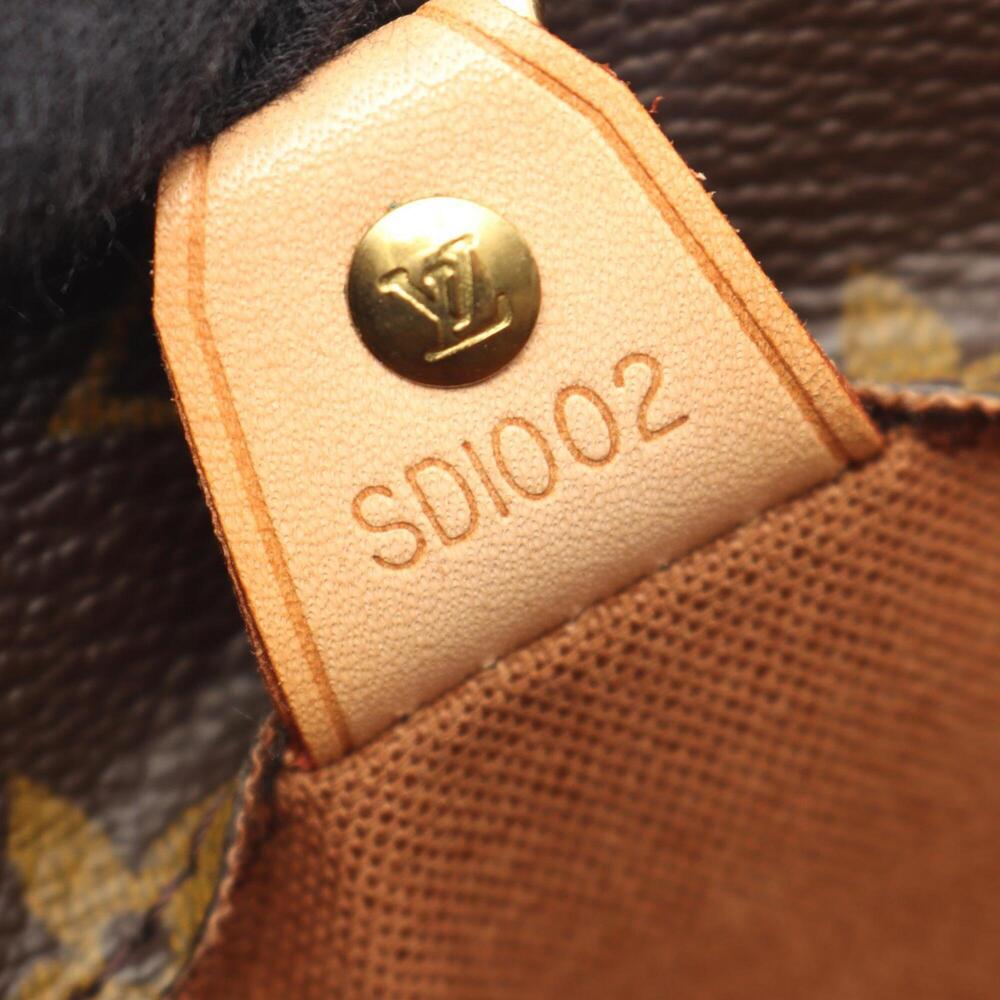 LOUIS VUITTON Brown Monogram Leather Tote Bag - Picture 5 of 9